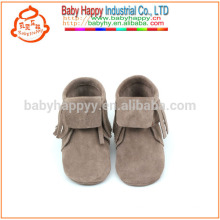 New spring design fashion shoes soft leather sole moccasins baby